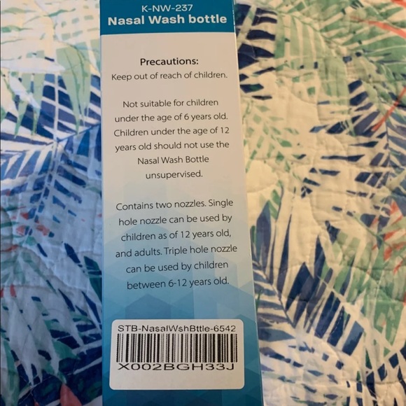 Saline Nasal Water Bottle - Picture 2 of 4